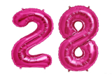 Party balóny 28 ružové 105cm