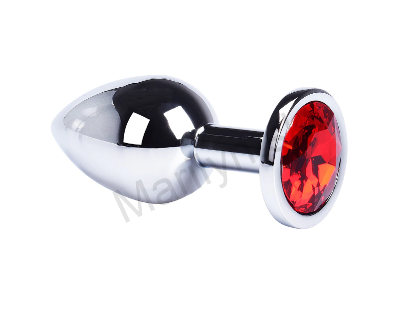 Análny kolík S červený okrúhly