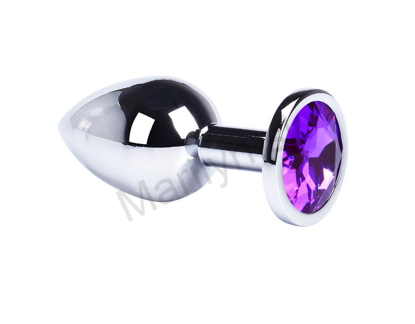 Análny kolík s fialovým kryštálom M
