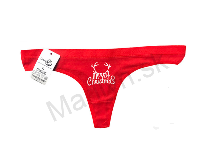 Tangá s vianočným vzorom Merry Christmas