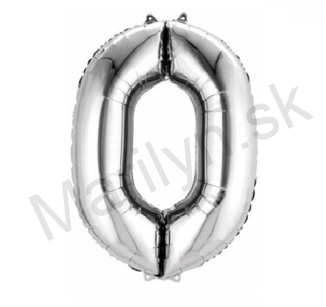 Narodeninový balón číslo 0, 100cm