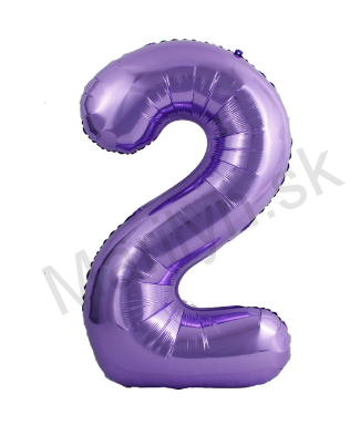 Party balón 2 fialový 100cm