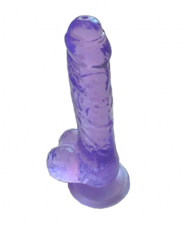 Gélové dildo 19cm s prísavkou 