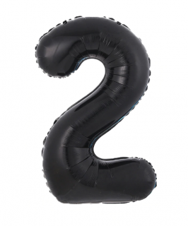Party balón 2 čierny 72cm